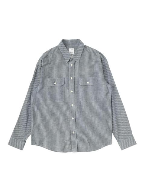 LUMBER L/S (C/SI CHAMBRAY) INDIGO STRIPE
