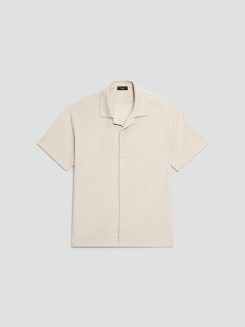 Theory Short-Sleeve Shirt in Terry Cotton