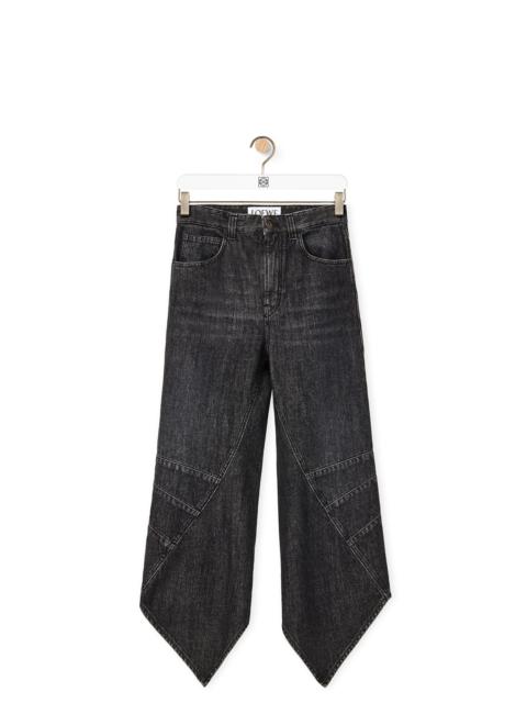 Loewe Curved jeans in denim