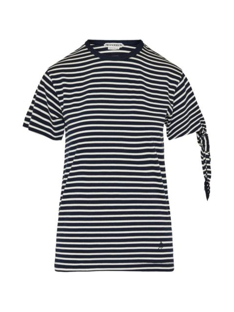 JW Anderson striped tie-sleeve T-shirt