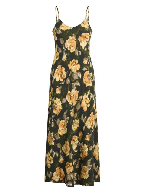 Favorite Daughter Women's The Favorite Floral V-Neck Maxi Dress - Golden Flowerbed