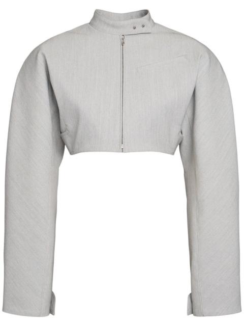 La Veste Cabrio cotton blend crop jacket