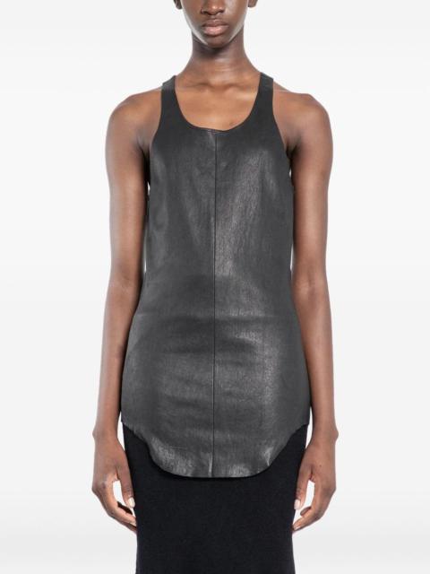 Rick Owens Porterville leather tank top