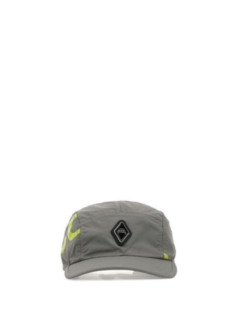 Dark grey nylon baseball cap