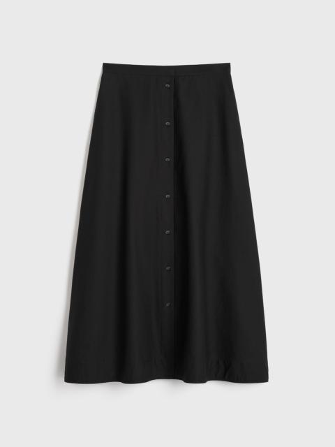 Jacquard stripe skirt black