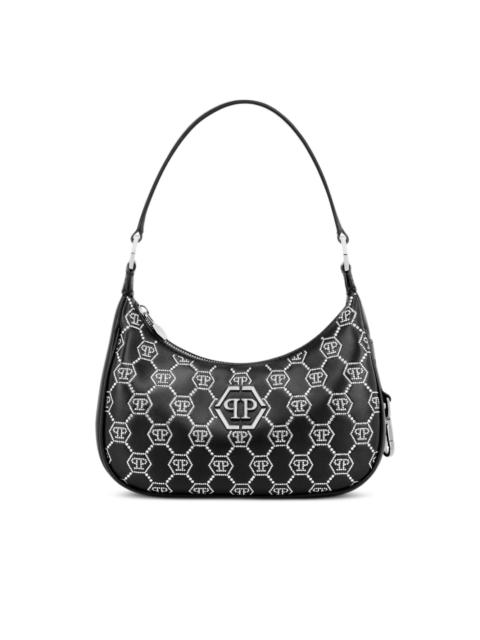 PHILIPP PLEIN logo embellished shoulder bag