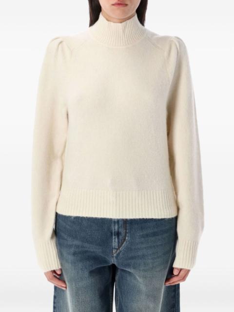 Isabel Marant Étoile turtleneck puff-shoulder jumper