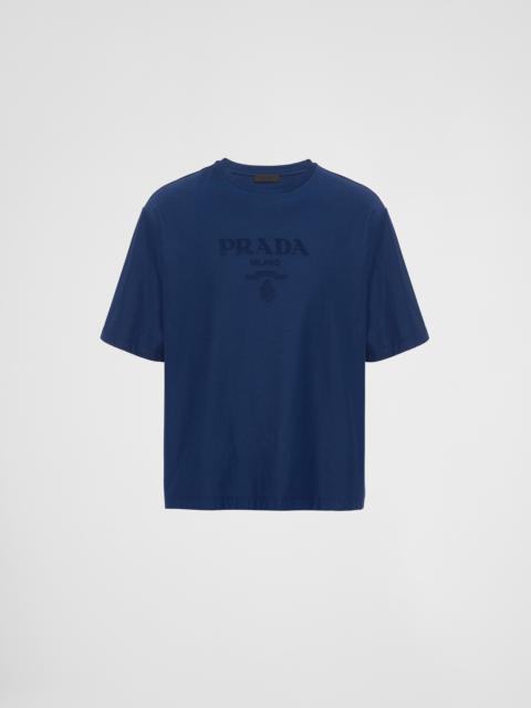Prada Technical cotton T-shirt