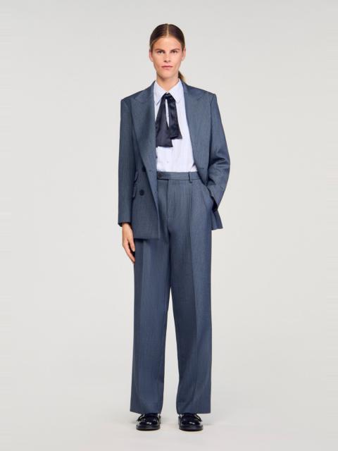 Sandro STRIPED TROUSERS