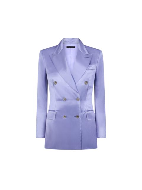 TOM FORD LUSTROUS  "WALLIS" DOUBLE BREASTED JACKET