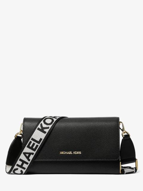 MICHAEL KORS Jet Set Large Leather Crossbody Bag