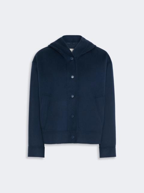WEEKEND Max Mara RIDENTE Double wool hooded jacket - ULTRAMARINE