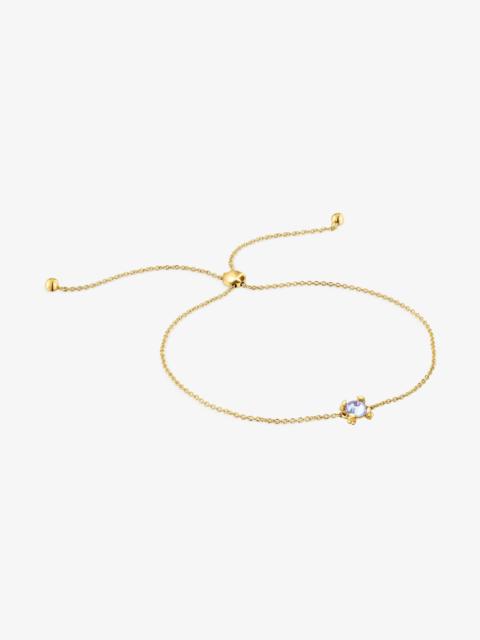 TOUS 18K solid gold and tanzanite Bracelet Color Pills