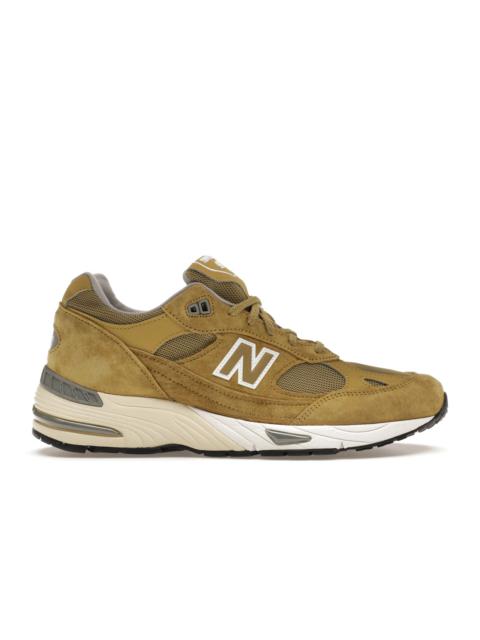 New Balance 991 MiUK Green Moss Cloud Cream