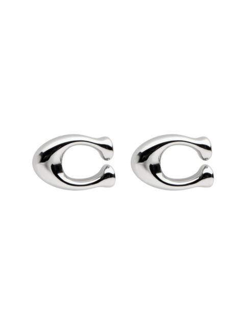 COACH Coach Logo Stud Earrings