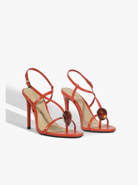 SCHUTZ Azure Embellished Leather Sandal