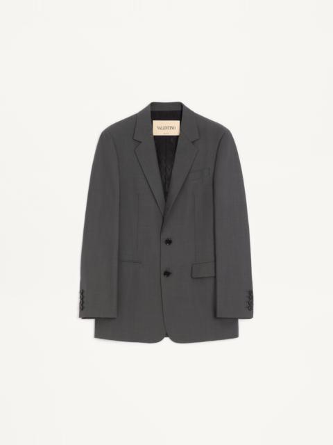 Valentino VALENTINO SINGLE-BREASTED WOOL JACKET