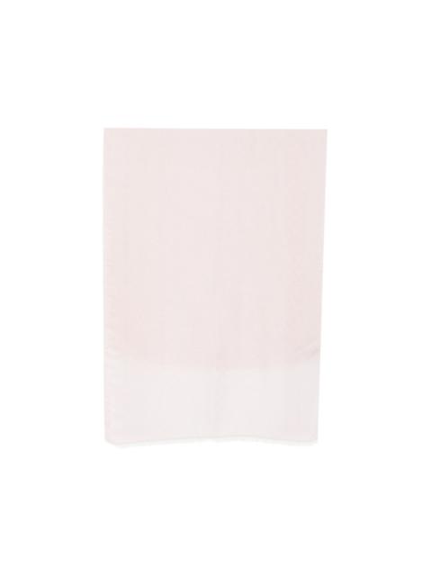 EMPORIO ARMANI fringed scarf