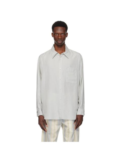 Lemaire Gray Double Pocket Shirt