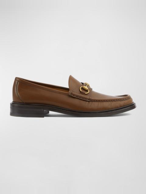 GUCCI Men's Horsebit 1953 Leather Loafers