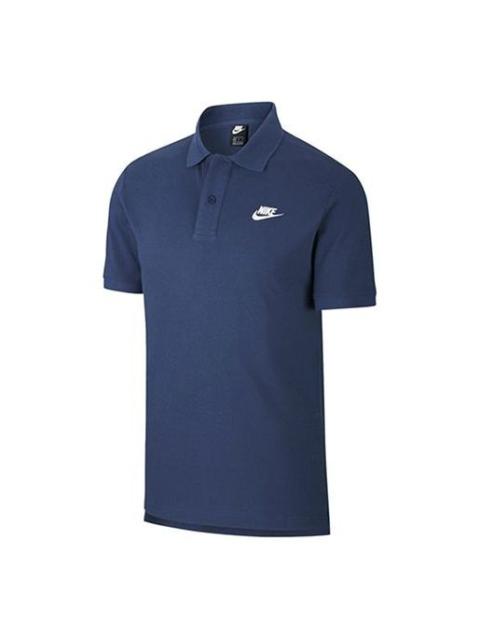 Nike Nsw Ce Polo Matchup Casual Sports lapel Short Sleeve Polo Shirt Blue CJ4456-410