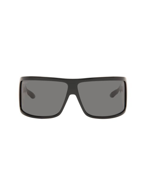 GUCCI Black Mask Frame Sunglasses