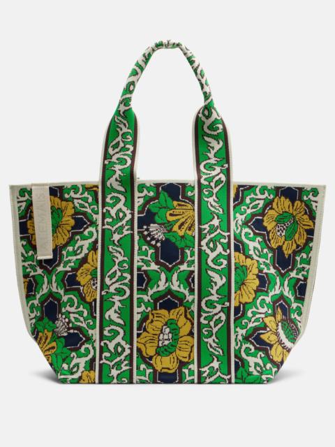 ALÉMAIS Liana Large jacquard tote bag