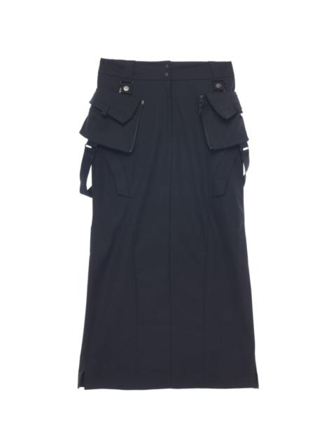 HYEIN SEO convertible cargo maxi skirt