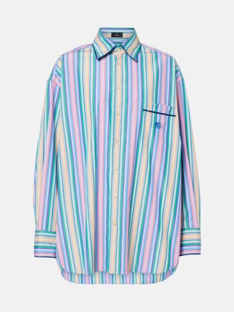 Etro Striped cotton shirt