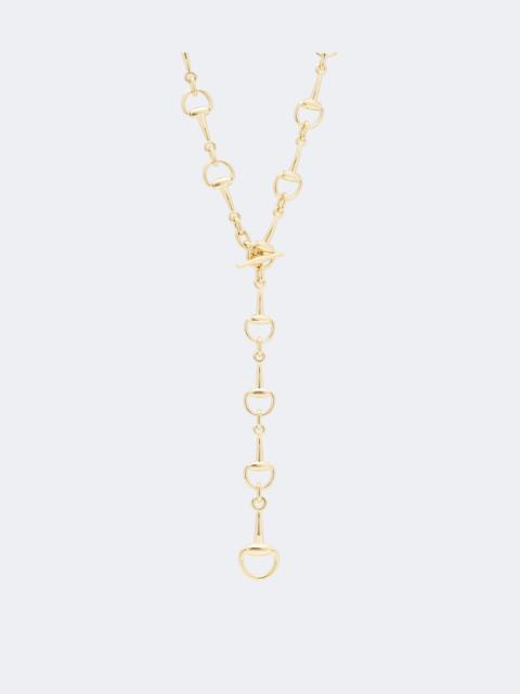 GUCCI Horsebit necklace
