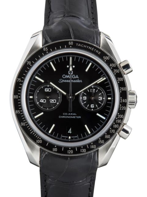 OMEGA Pre-Owned Omega Speedmaster Two Counters Platinum on Leather