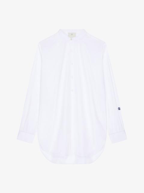 Givenchy SHIRT IN POPLIN WITH HG EMBROIDERY