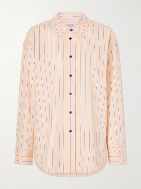 LA LIGNE Striped Cotton-poplin Shirt