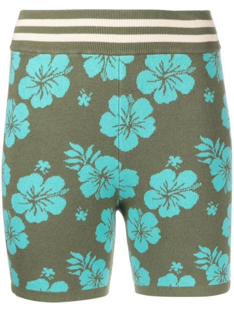 THE UPSIDE Aloha-knit spin shorts