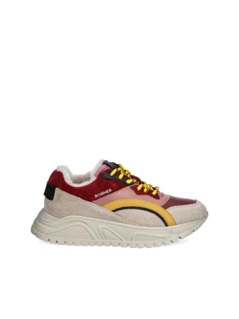 BOGNER Malaga 21 laced panelled low-top sneakers