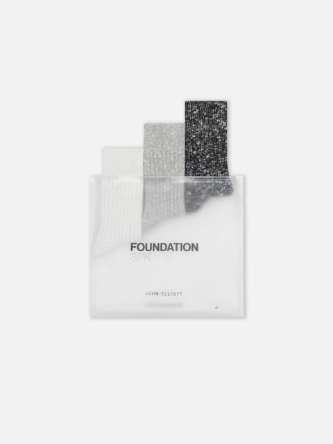 FOUNDATION 3 PACK SOCKS