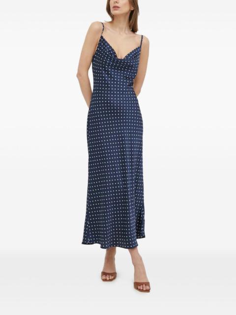 GUESS USA polka-dot slip dress