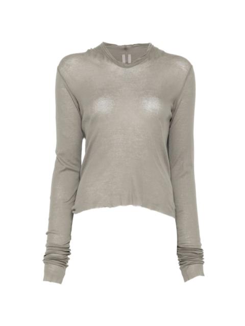Rick Owens long-sleeve sheer top