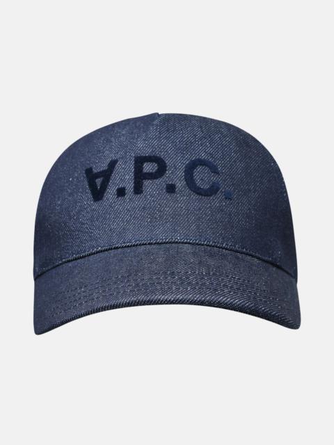 A.P.C. BLUE COTTON EDEN HAT