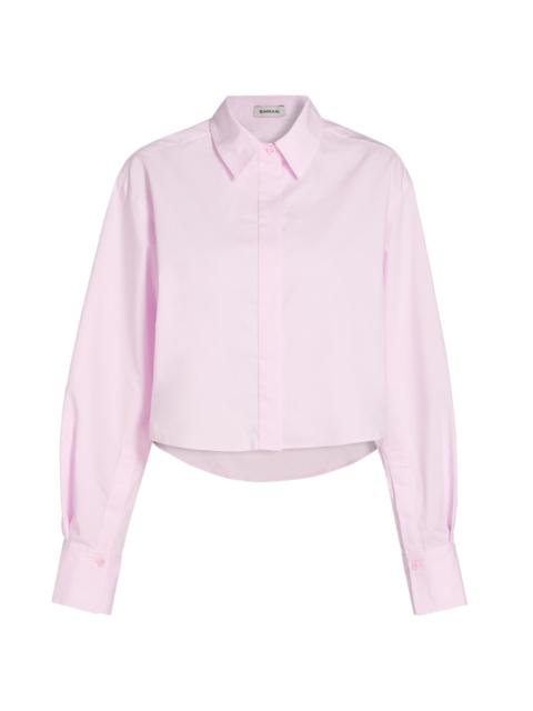 SIMKHAI Women's Renata Cropped Button-Up Shirt - Tulip