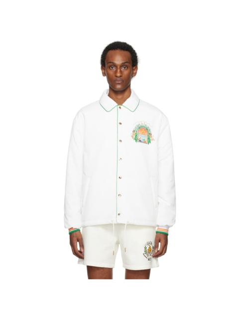 CASABLANCA White Printed Jacket