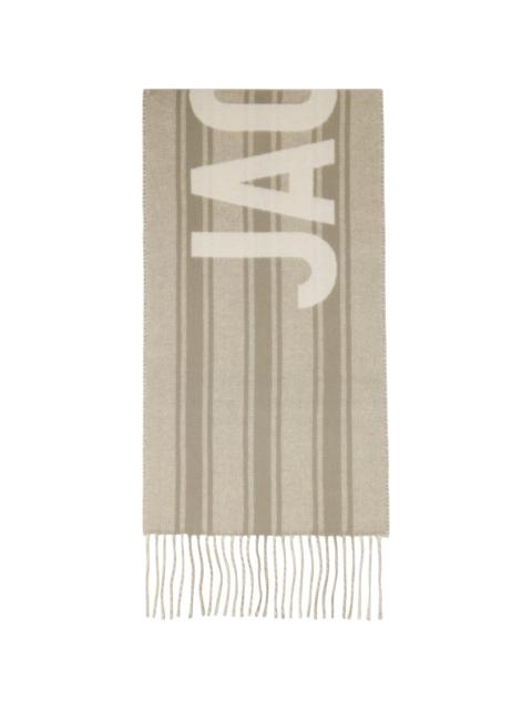 JACQUEMUS Gray 'The Jacquemus' Scarf
