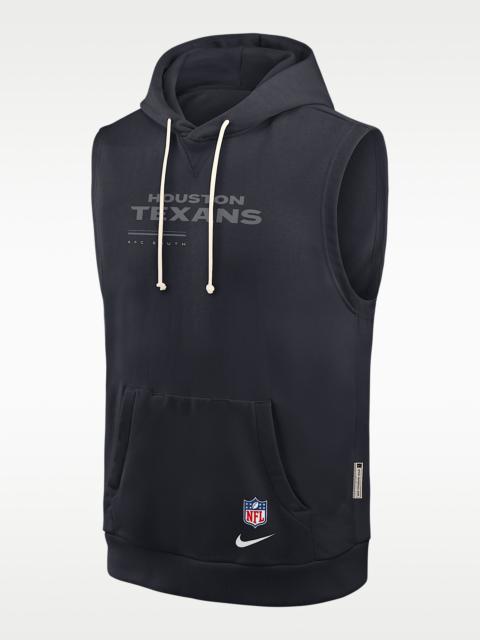 Nike Houston Texans Sideline Men's Nike Dri-FIT NFL Sleeveless Pullover Hoodie