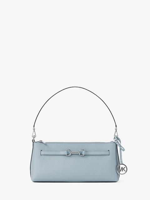 MICHAEL KORS Carson Small Pebbled Leather Convertible Crossbody Bag