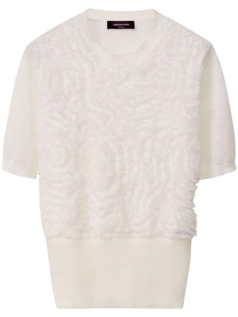 FABIANA FILIPPI ruffle-detail top
