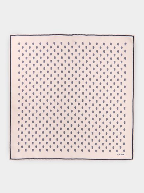 TOM FORD Men's Micro Paisley-Print Silk Pocket Square