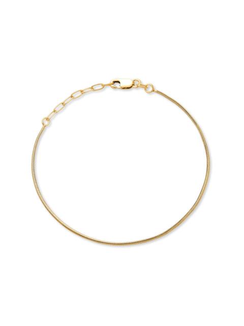 STONE AND STRAND Thin Snake Anklet