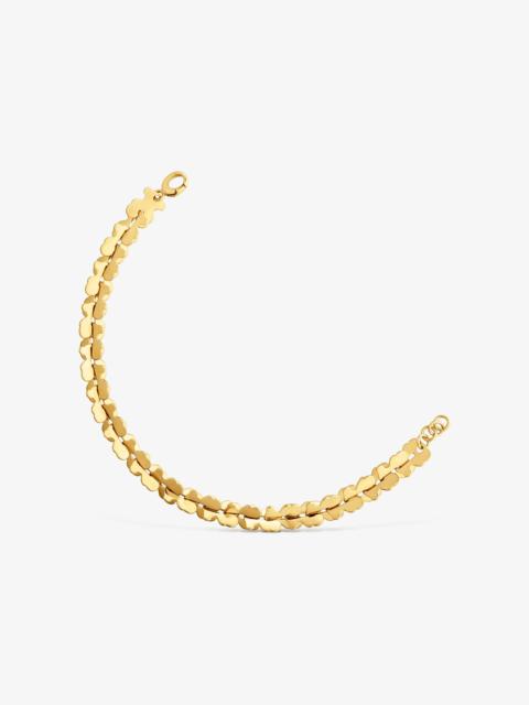 TOUS Gold-colored steel Chain bracelet with bear motifs TOUS Carrusel