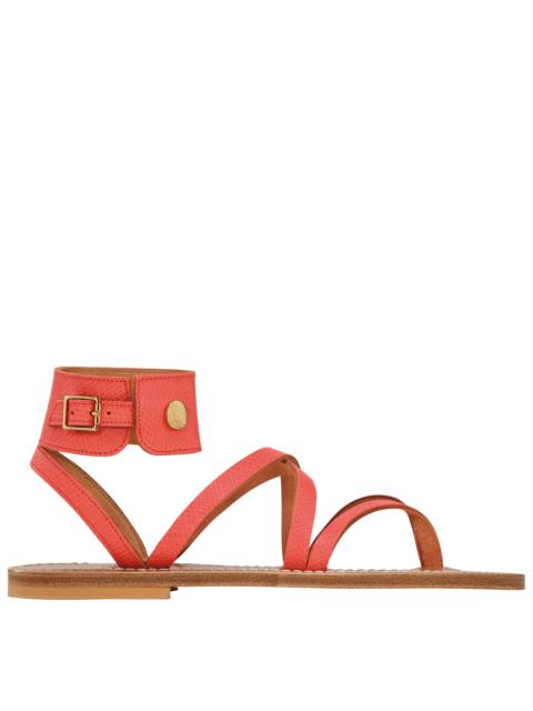 Longchamp Longchamp x K.Jacques Sandals Strawberry - Leather