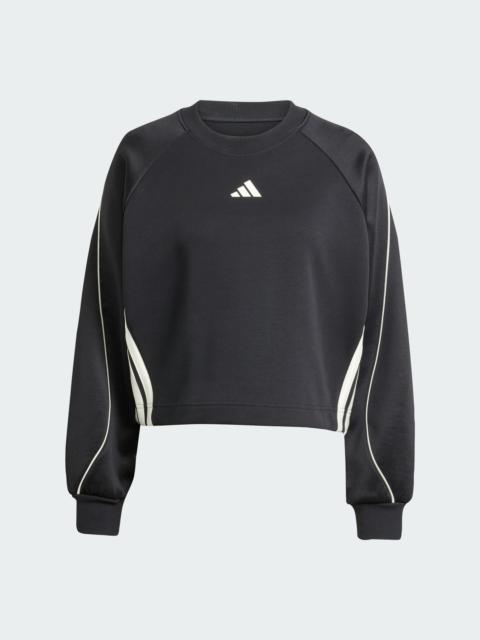 adidas Stadium 3-Stripes Crewneck Sweatshirt